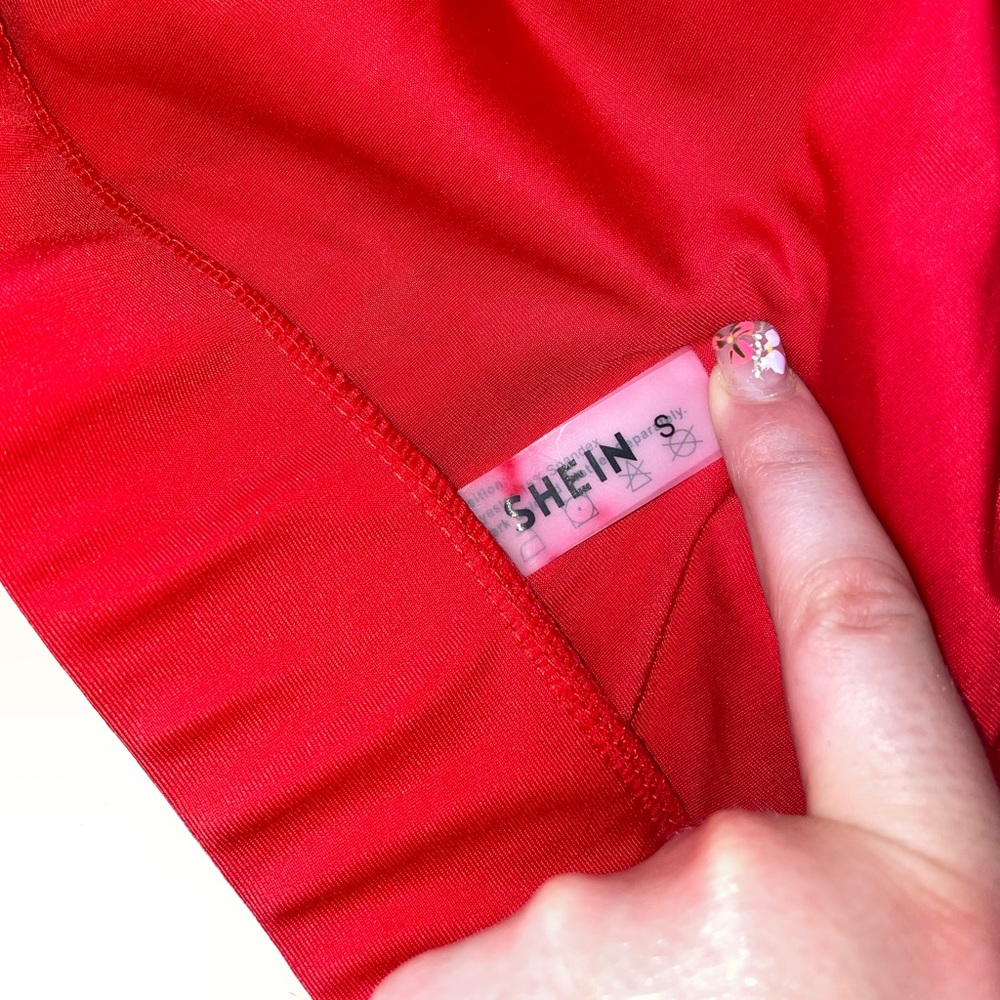 Shein Red Triangle Bikini Set - Picture 9 of 9